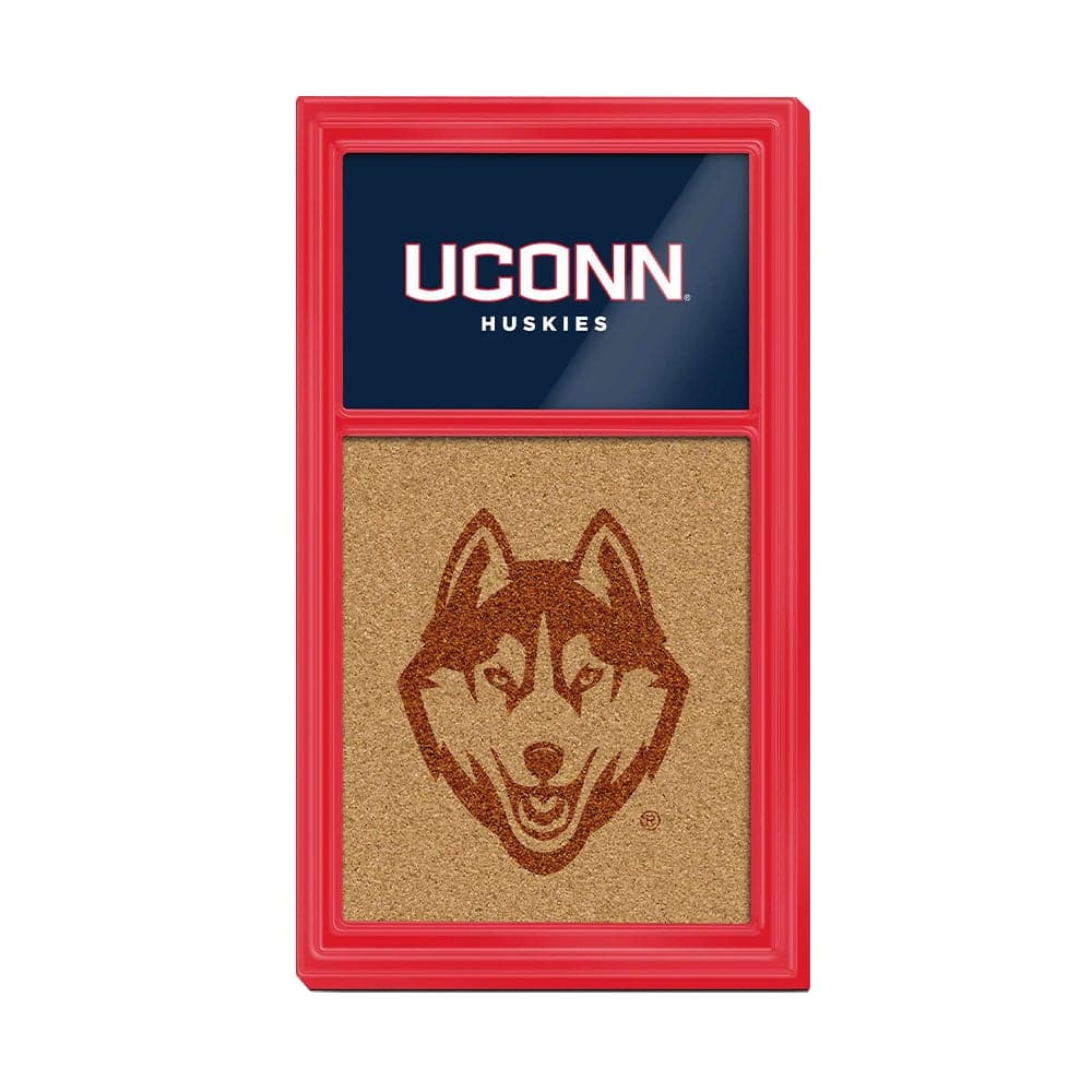 UConn Huskies: Dual Logo - Cork Note Board - The Fan-Brand