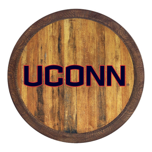 UConn Huskies: "Faux" Barrel Top Sign - The Fan-Brand