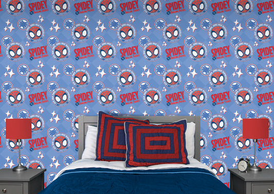 Spider-Man: Spidey With Great Power        - Officially Licensed Marvel  Peel & Stick Wallpaper