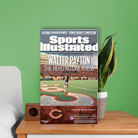 Chicago Bears: Walter Payton October 2011 Sports Illustrated Cover  Mini   Cardstock Cutout  - Officially Licensed NFL    Stand Out