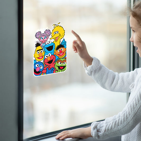 Group 5 Window Cling        - Officially Licensed Sesame Street Removable Window   Static Decal
