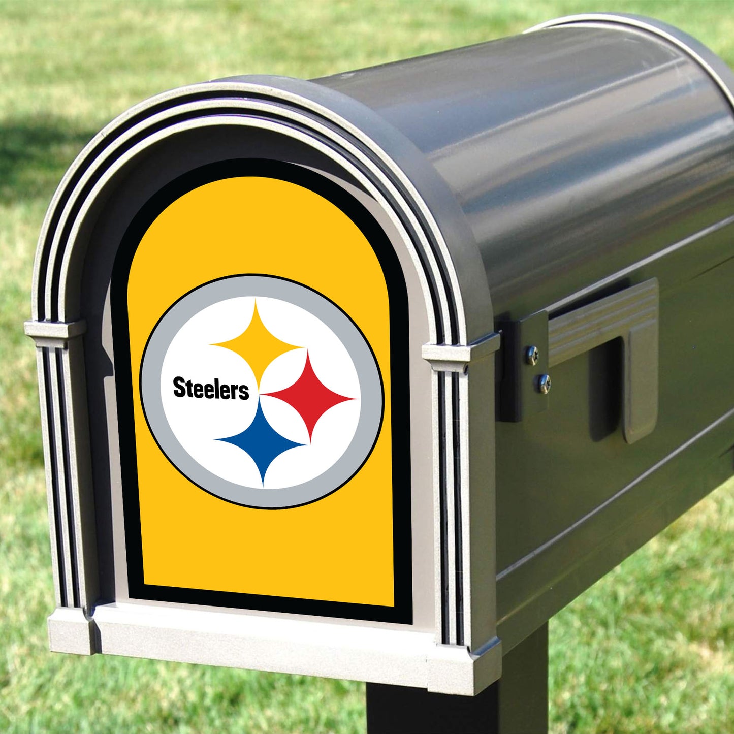 Pittsburgh Steelers:  Mailbox Logo        - Officially Licensed NFL    Outdoor Graphic
