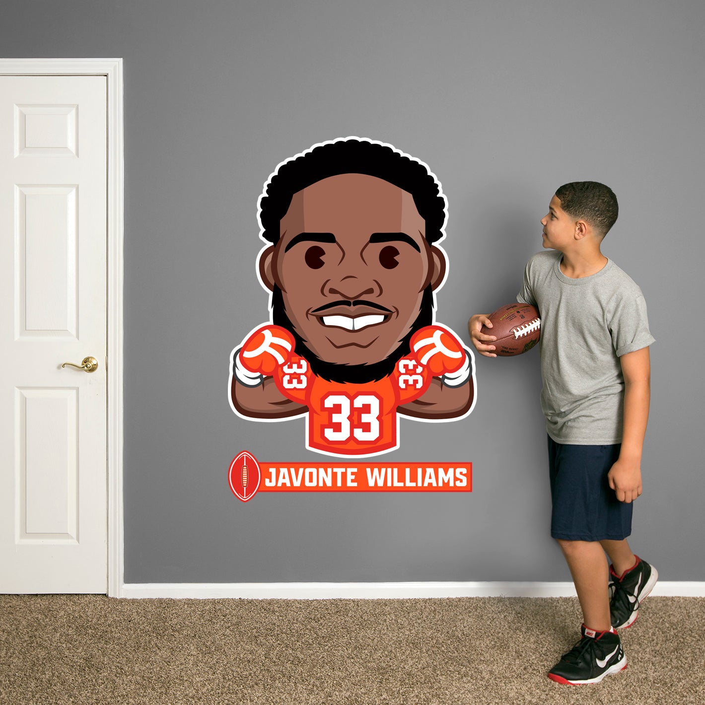 Denver Broncos: Javonte Williams 2021 - Officially Licensed NFL Remova –  Fathead