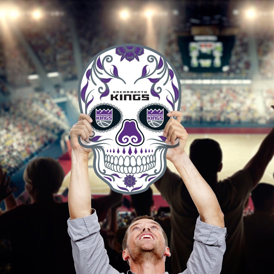 Skull - Big Head - Official NBA - Sacramento Kings - Foam Core Cutout