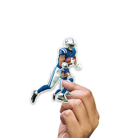 Indianapolis Colts: Michael Pittman Jr.  Minis        - Officially Licensed NFL Removable     Adhesive Decal