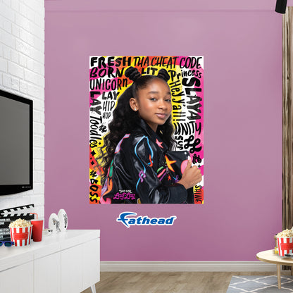 That Girl Lay Lay:  Lay Lay Hip Hop Poster        - Officially Licensed Nickelodeon Removable     Adhesive Decal