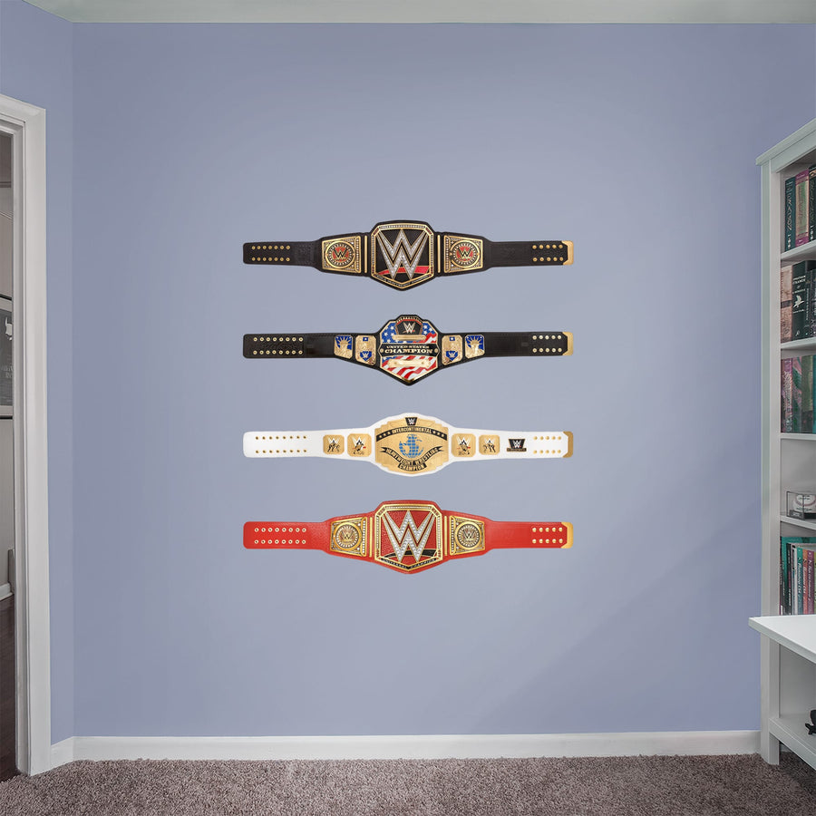 Championship Title - RealBig Collection - Official WWE - Reusable Vinyl Wall Decals
