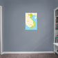 Maps of Asia: Vietnam Mural        -   Removable Wall   Adhesive Decal