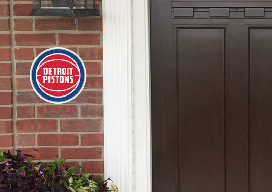 Detroit Pistons:  Logo        - Officially Licensed NBA    Outdoor Graphic