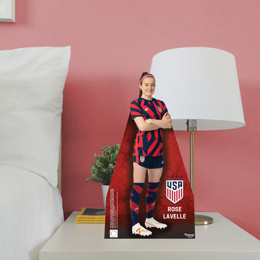 Rose Lavelle 2022  Mini   Cardstock Cutout  - Officially Licensed USWNT    Stand Out