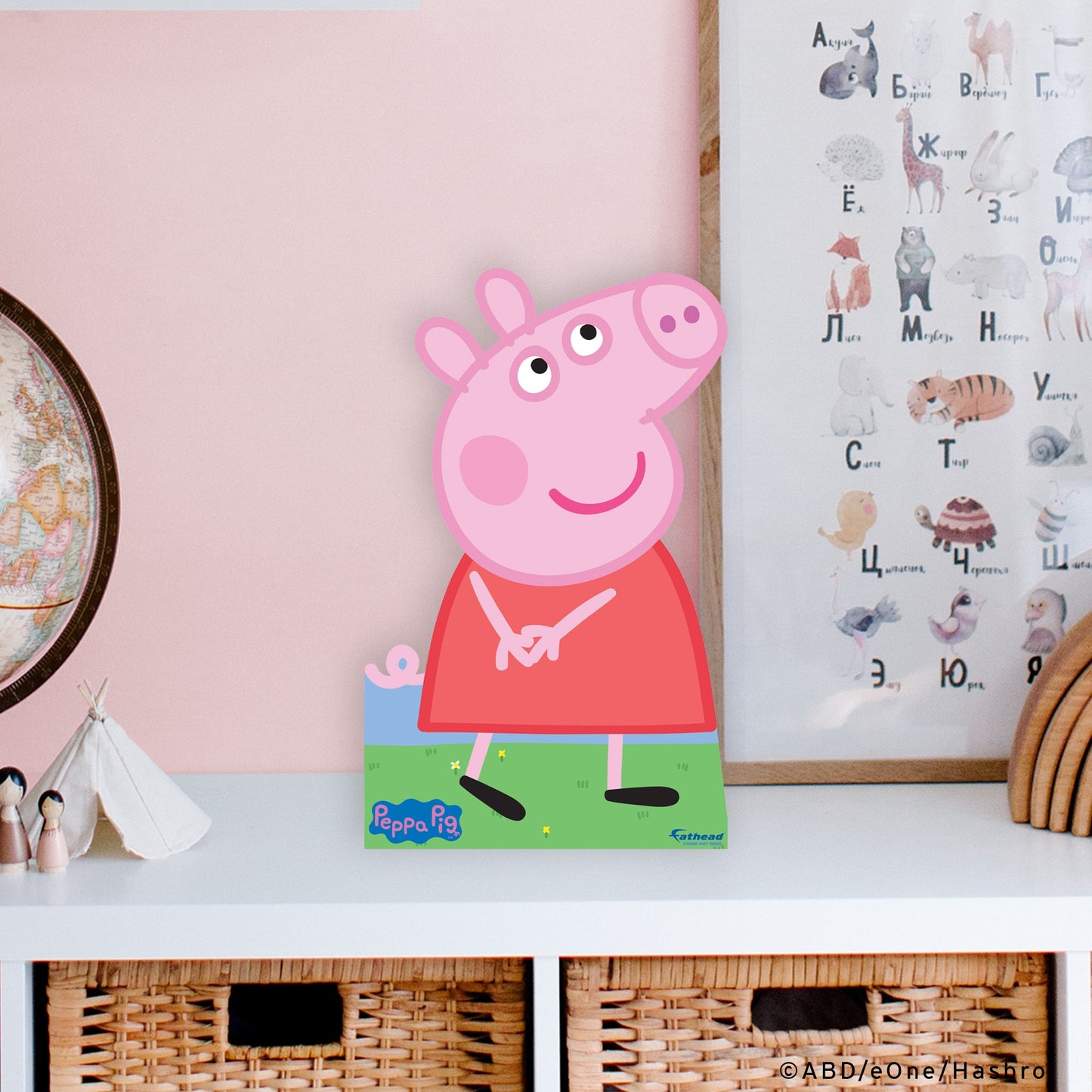 Peppa Pig: Peppa Stand out Mini Cardstock Cutout - Officially Licensed Hasbro Stand Out