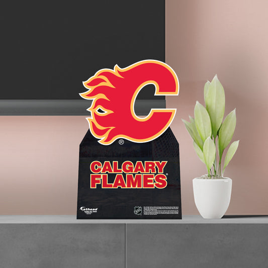 Calgary Flames:   Logo  Mini   Cardstock Cutout  - Officially Licensed NHL    Stand Out