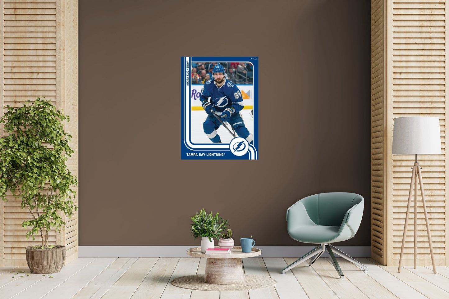 Tampa Bay Lightning: Nikita Kucherov Poster - Officially Licensed NHL Removable Adhesive Decal