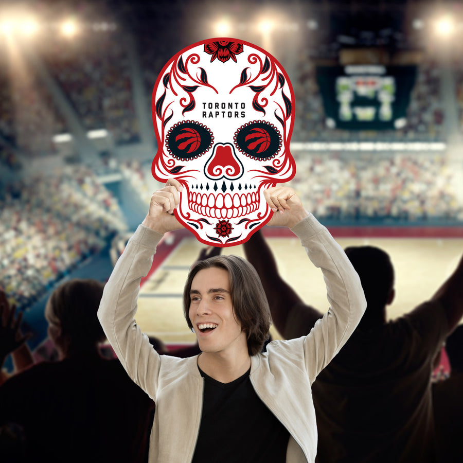 Skull Logo - Big Head - Official NBA - Toronto Raptors - Foam Core Cutout