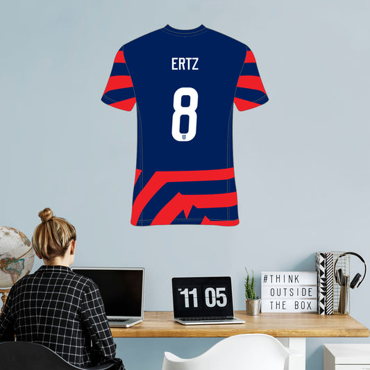 Julie Ertz Jersey Graphic Icon        - Officially Licensed USWNT Removable     Adhesive Decal