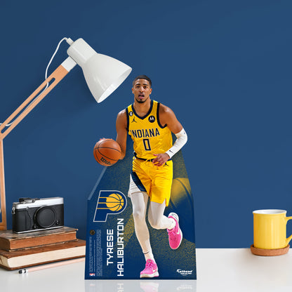 Indiana Pacers: Tyrese Haliburton 2022  Mini   Cardstock Cutout  - Officially Licensed NBA    Stand Out