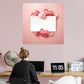 Valentine's Day: Balloons Dry Erase        -   Removable     Adhesive Decal
