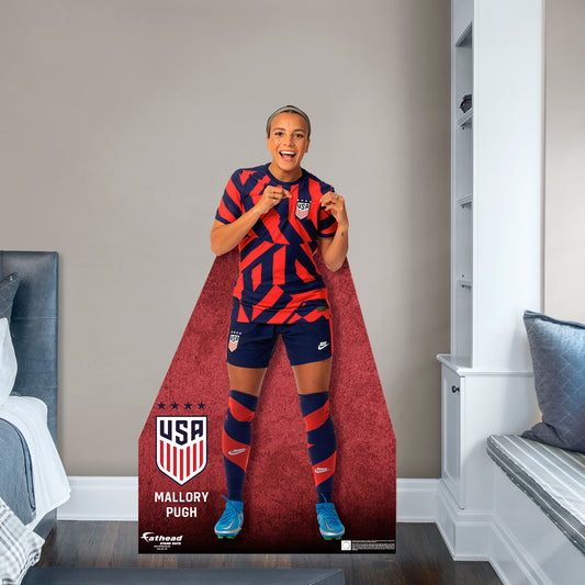 Mallory Swanson Life-Size Foam Core Cutout - Officially Licensed USWNT Stand Out