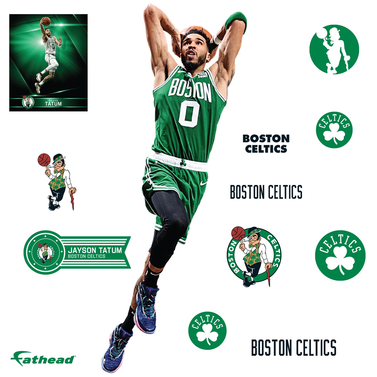 Boston Celtics: Jayson Tatum 2022 Block Motivational Poster - Official –  Fathead