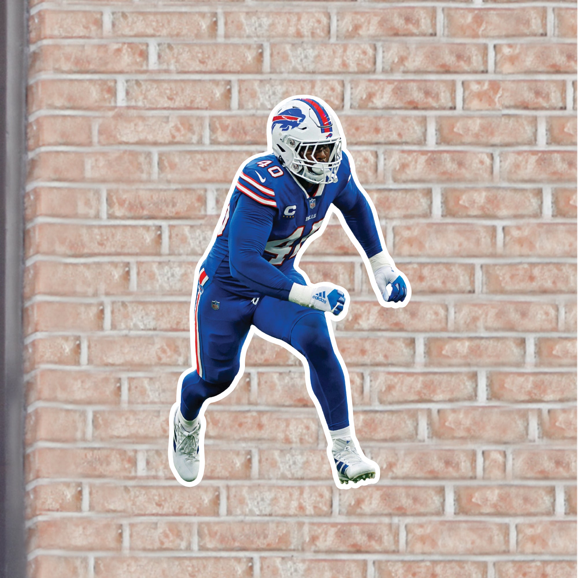 Buffalo Bills: Von Miller 2022 Life-Size Foam Core Cutout