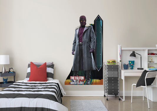 The Falcon & The Winter Soldier Growth Chart BARON ZEMO  - Officially Licensed Marvel Removable Wall Decal