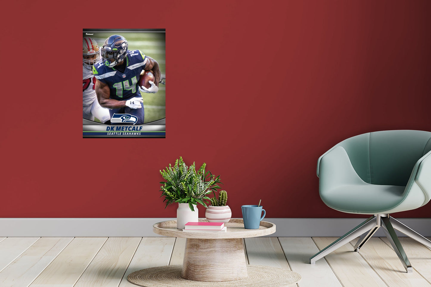 Seattle Seahawks: DK Metcalf  GameStar        - Officially Licensed NFL Removable     Adhesive Decal