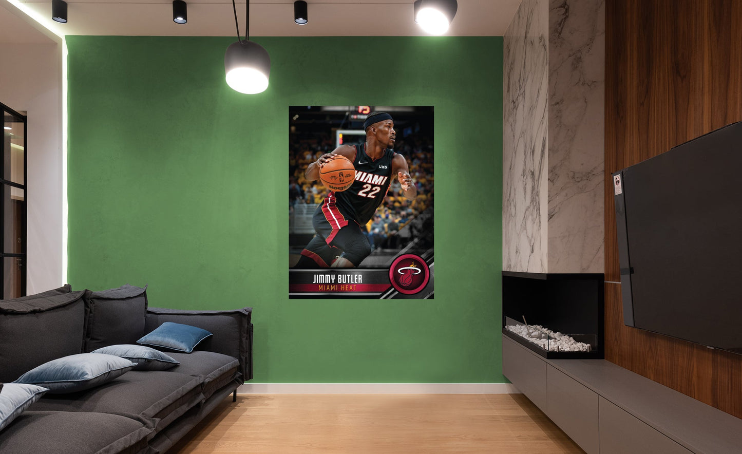 Miami Heat: Jimmy Butler Poster - Officially Licensed NBA Removable Adhesive Decal