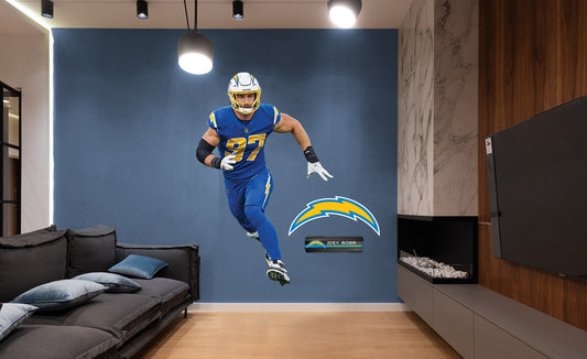 Los Angeles Chargers: Joey Bosa         - Officially Licensed NFL Removable     Adhesive Decal