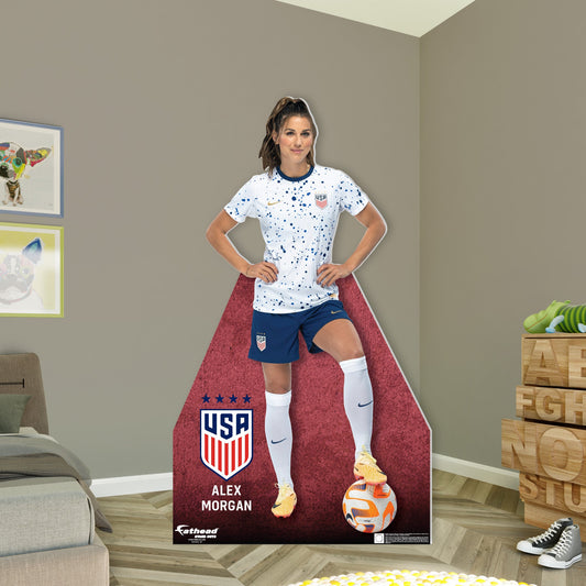Alex Morgan   Life-Size   Foam Core Cutout  - Officially Licensed USWNT    Stand Out