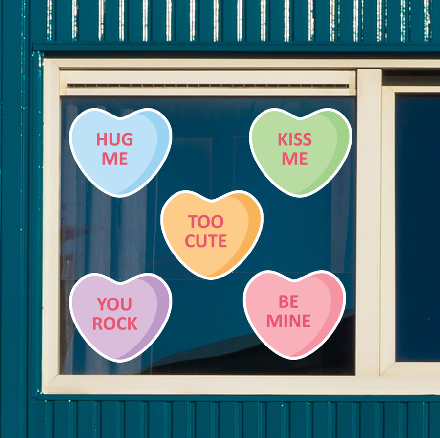 Valentine's Day: You Rock Window Clings - Removable Window Static Decal