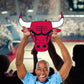 Chicago Bulls:  2022 Logo   Foam Core Cutout  - Officially Licensed NBA    Big Head
