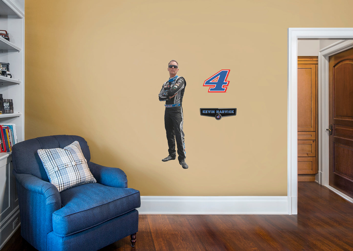 Kevin Harvick - RealBig Driver Collection - Official NASCAR - Reusable Vinyl Wall Decals