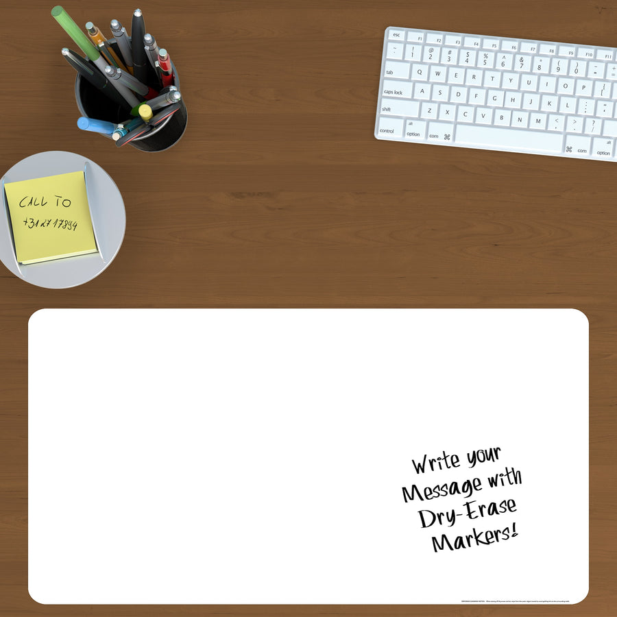 Desk Blotter - Removable Dry Erase Vinyl Decal