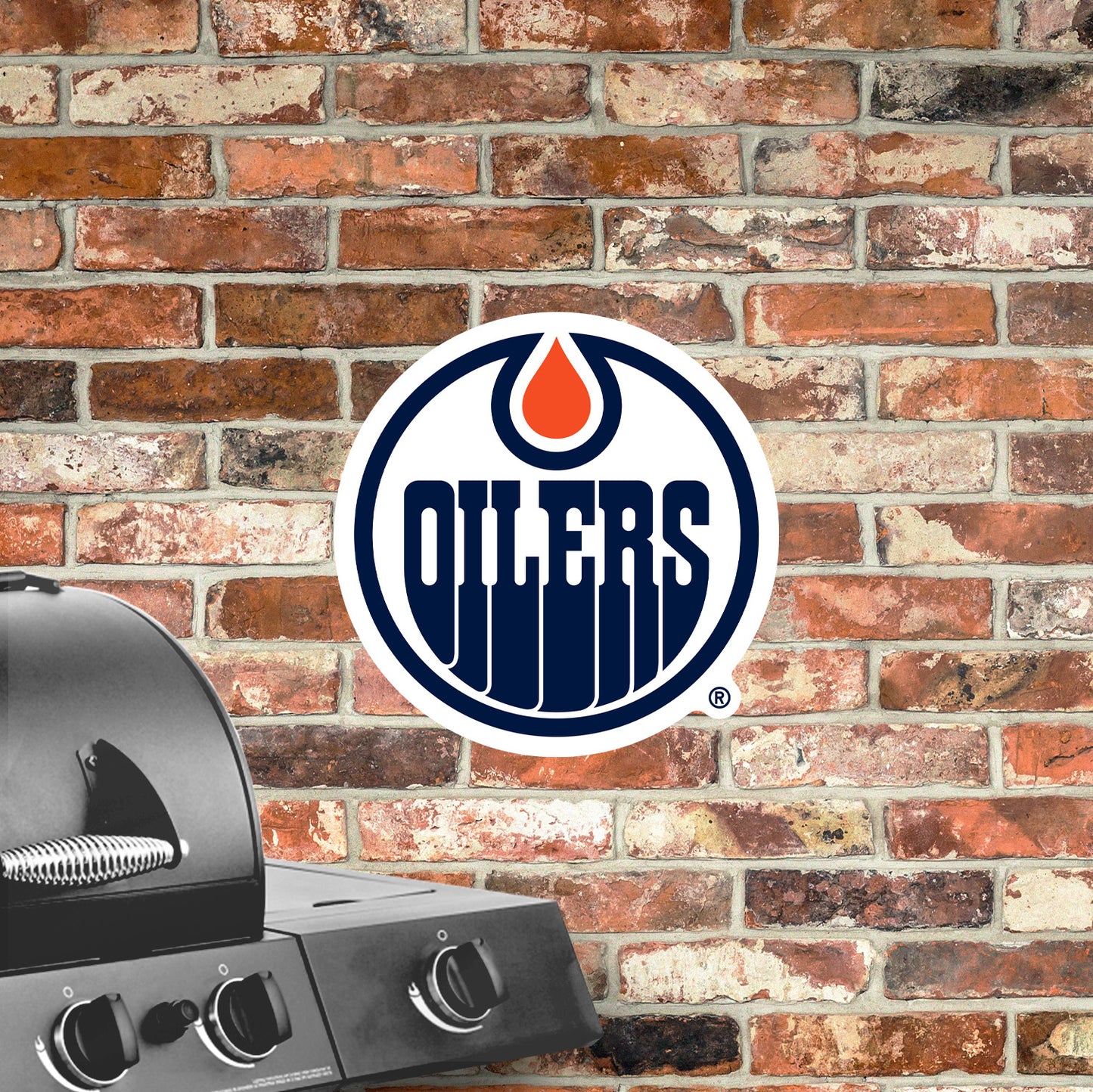 Edmonton Oilers:  2022 Outdoor Logo        - Officially Licensed NHL    Outdoor Graphic