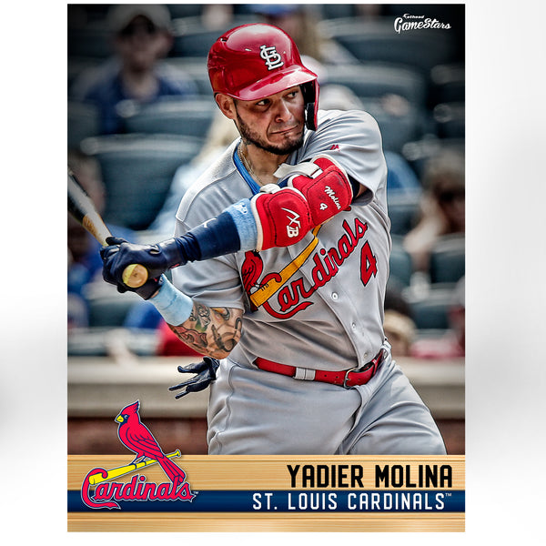 Lids Yadier Molina St. Louis Cardinals Fathead Giant Removable Wall Mural