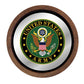 US Army Army: Seal - Mirrored Barrel Top Mirrored Wall Sign - The Fan-Brand