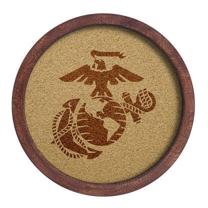 US Marine Corps: "Faux" Barrel Top Cork Note Board - The Fan-Brand