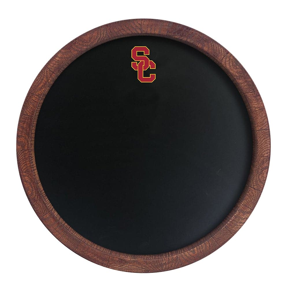 USC Trojans: Chalkboard "Faux" Barrel Top Sign - The Fan-Brand