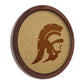 USC Trojans: Mascot - "Faux" Barrel Framed Cork Board - The Fan-Brand