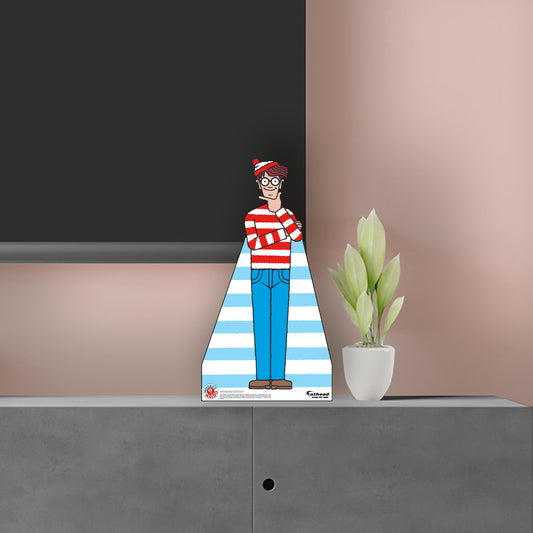 Where's Waldo: Waldo Mini   Cardstock Cutout  - Officially Licensed NBC Universal    Stand Out