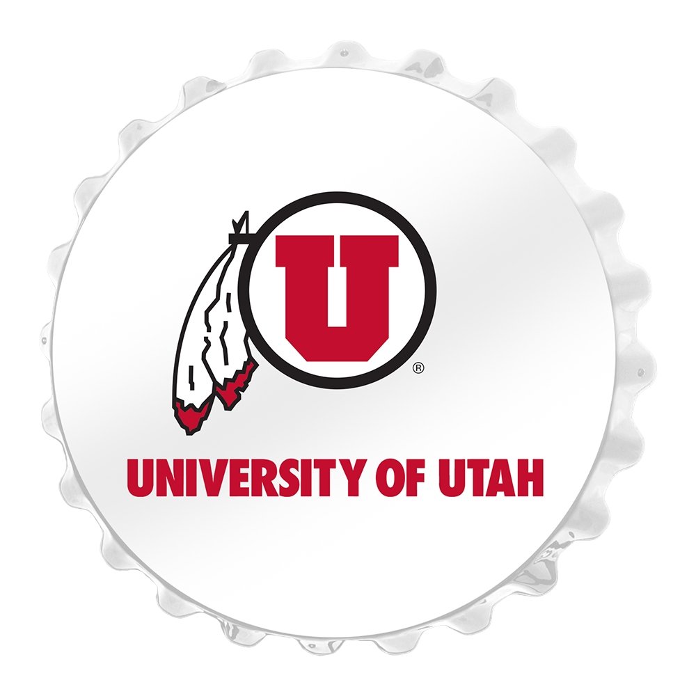 Utah Utes: Bottle Cap Wall Sign - The Fan-Brand