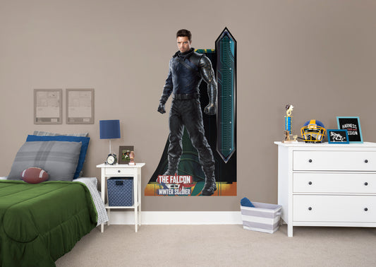 The Falcon & The Winter Soldier Growth Chart WINTER SOLDIER  - Officially Licensed Marvel Removable Wall Decal