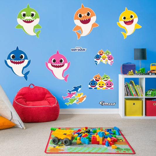 Baby Shark: Everybody Collection - Officially Licensed Nickelodeon Removable Adhesive Decal