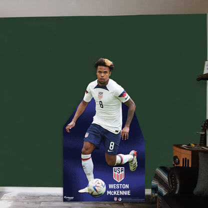Weston McKennie   Life-Size   Foam Core Cutout  - Officially Licensed USMNT    Stand Out