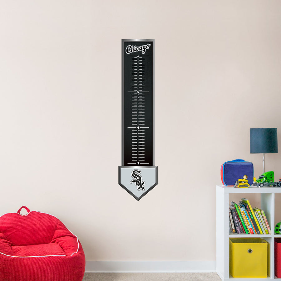 Chicago White Sox - Growth Chart - Official MLB - Reusable Vinyl Wall Decal