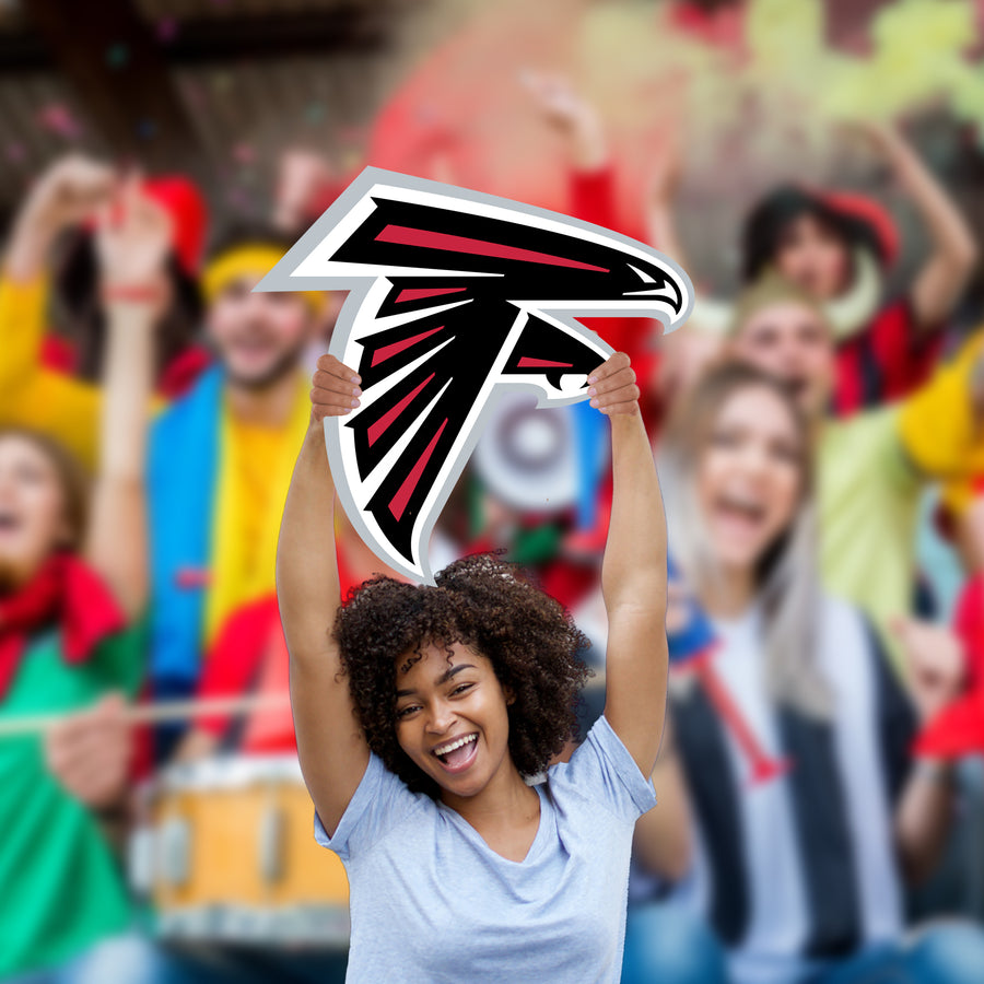 Logo - Big Head - Official NFL - Atlanta Falcons - Foam Core Cutout