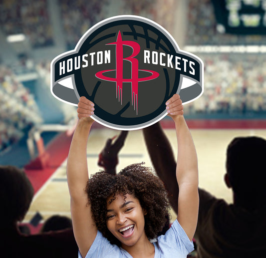 Houston Rockets:  2022 Logo   Foam Core Cutout  - Officially Licensed NBA    Big Head