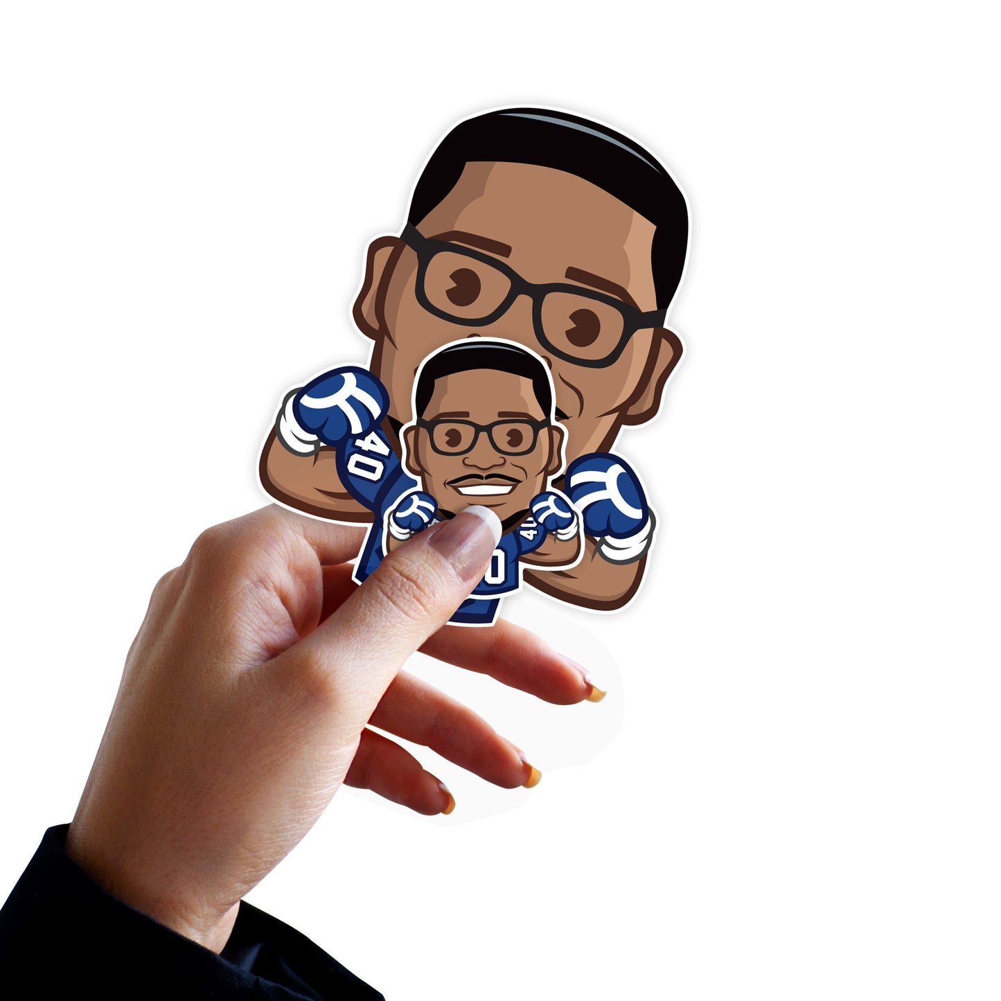 Buffalo Bills: Von Miller  Emoji Minis        - Officially Licensed NFLPA Removable     Adhesive Decal