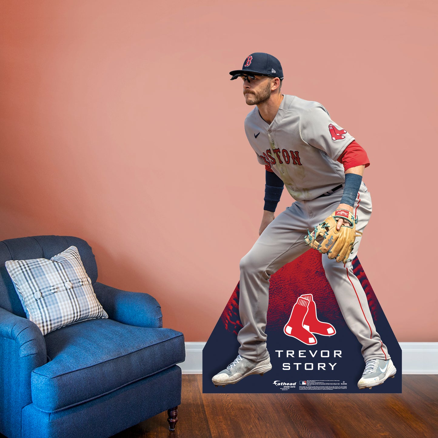 Boston Red Sox: Trevor Story 2022 Life-Size Foam Core Cutout