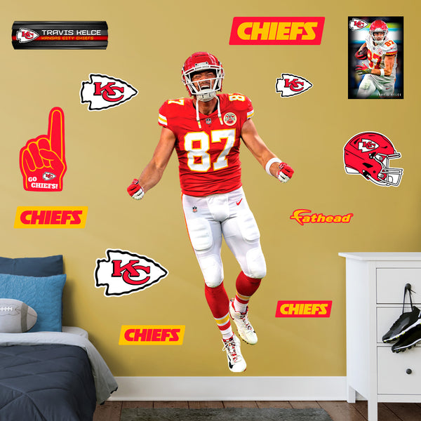 Kansas City Chiefs: Travis Kelce 2023 Icon Poster - Officially Licensed NFL  Removable Adhesive Decal